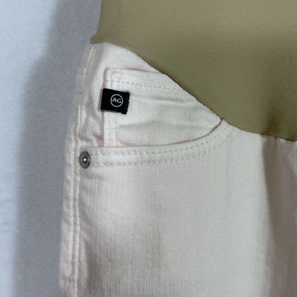 AG Adriano Goldschmied X A Pea In The Pod Pink Maternity Skinny Jeans Size 27 - Picture 5 of 9